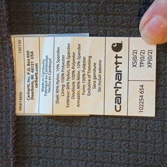 Carhartt Denwood Softshell Vest Raspberry Pink Ladies Sz XSmall - Picture 9 of 11